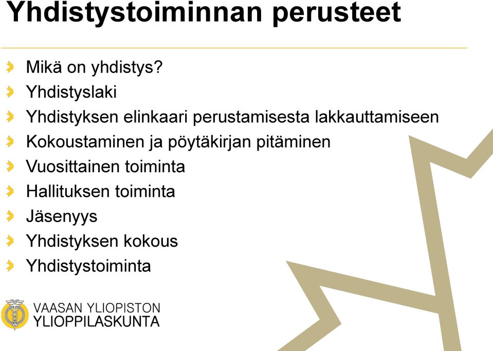 lakkauttamiseen Kokoustaminen ja pöytäkirjan pitäminen