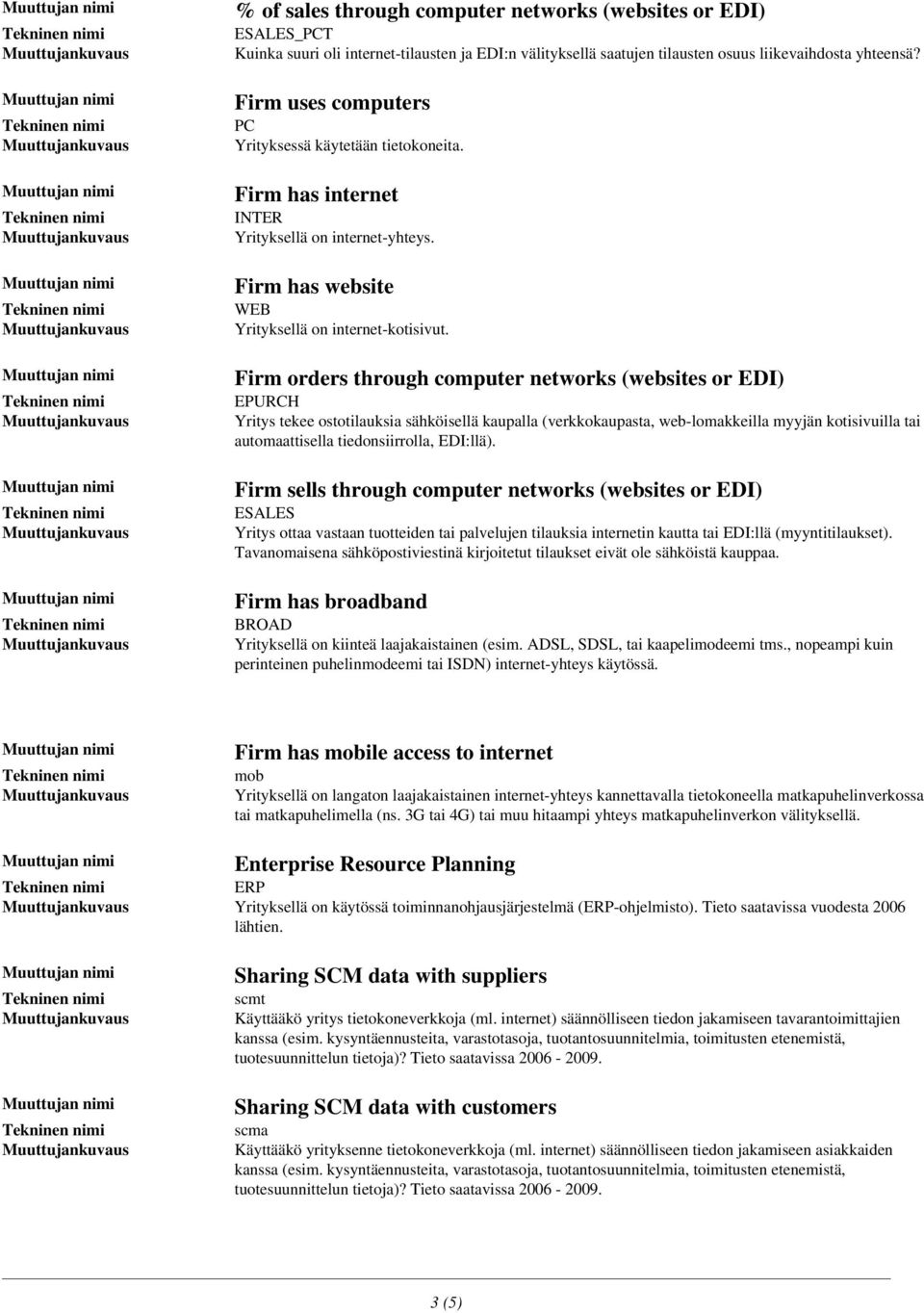 Firm orders through computer networks (websites or EDI) EPURCH Yritys tekee ostotilauksia sähköisellä kaupalla (verkkokaupasta, web-lomakkeilla myyjän kotisivuilla tai automaattisella