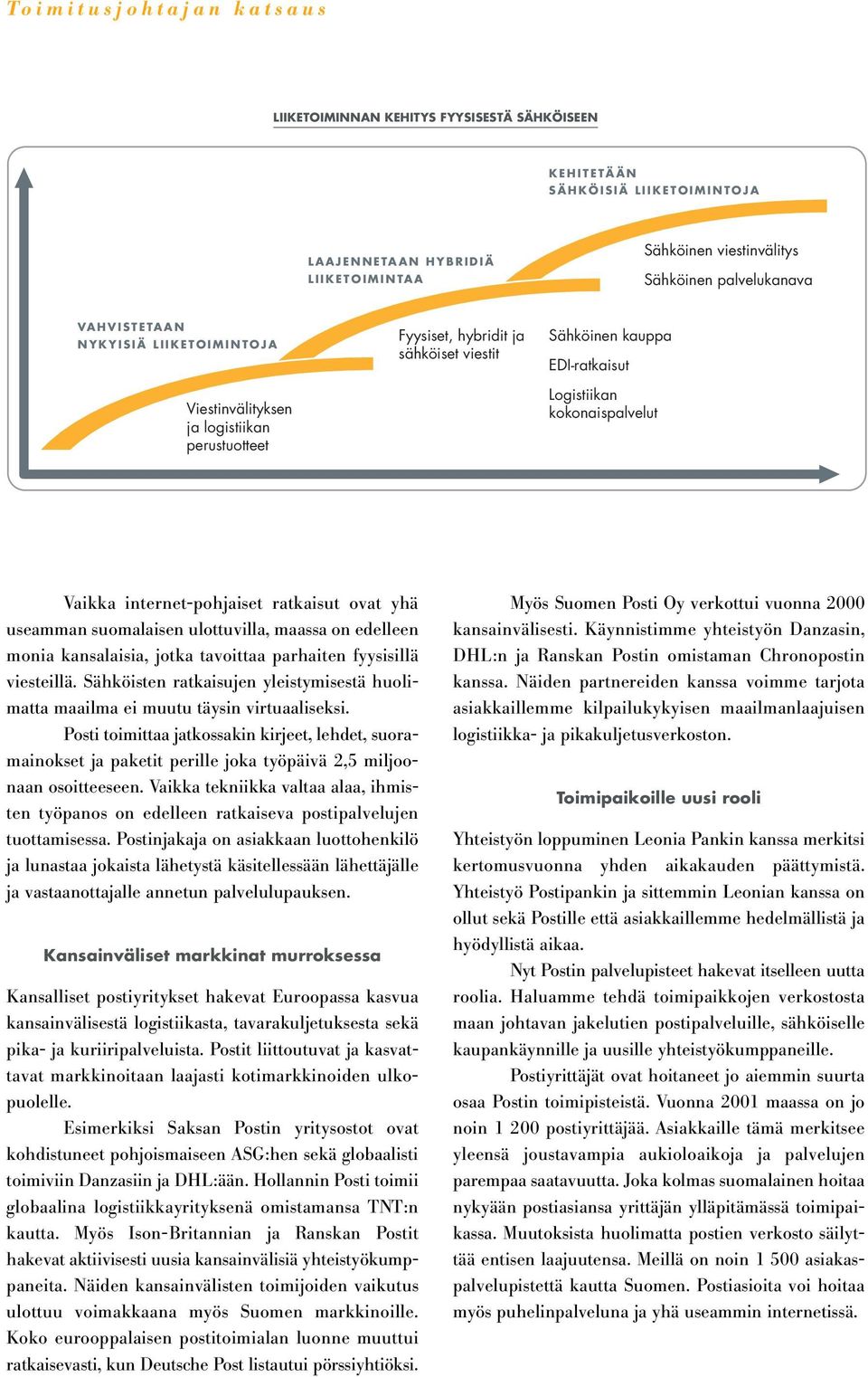 internet-pohjaiset ratkaisut ovat yhä useamman suomalaisen ulottuvilla, maassa on edelleen monia kansalaisia, jotka tavoittaa parhaiten fyysisillä viesteillä.