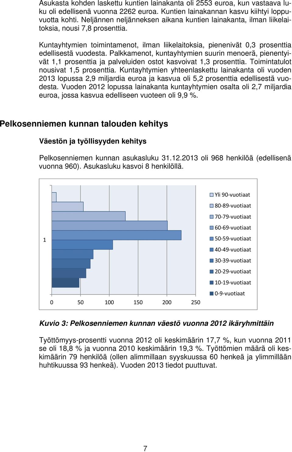 Palkkamenot, kuntayhtymien suurin menoerä, pienentyivät 1,1 prosenttia ja palveluiden ostot kasvoivat 1,3 prosenttia. Toimintatulot nousivat 1,5 prosenttia.