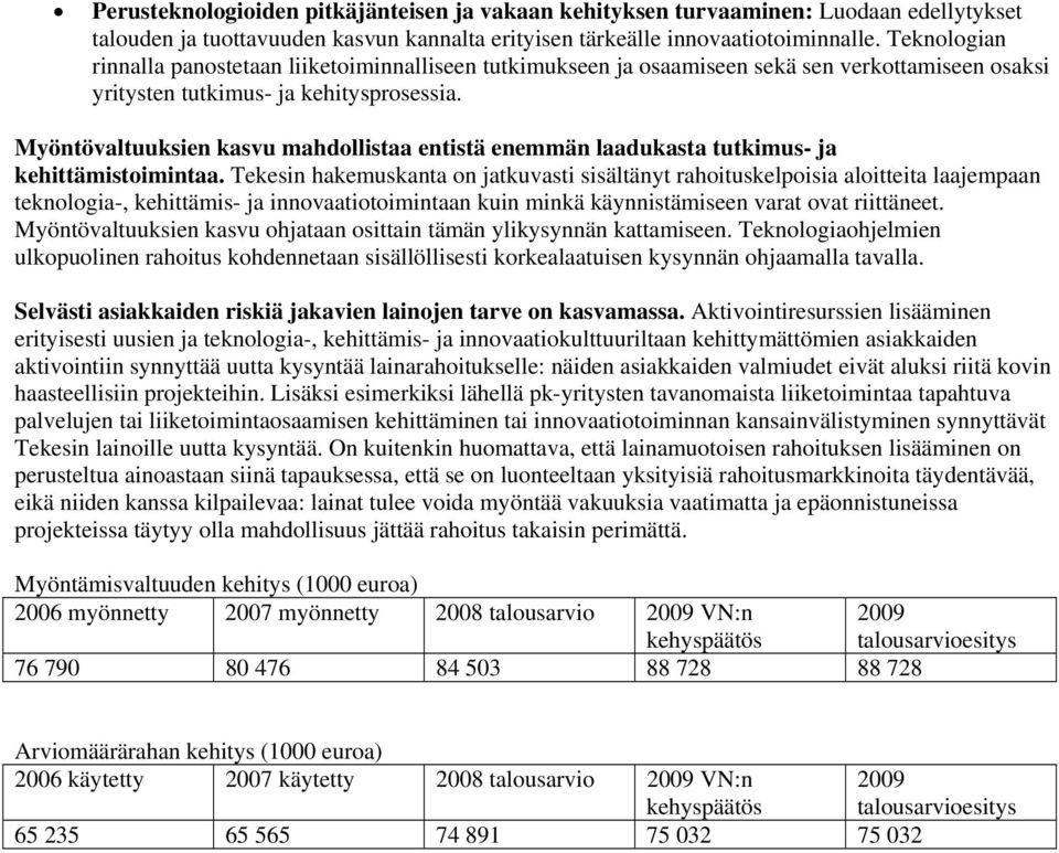 Myöntövaltuuksien kasvu mahdollistaa entistä enemmän laadukasta tutkimus- ja kehittämistoimintaa.