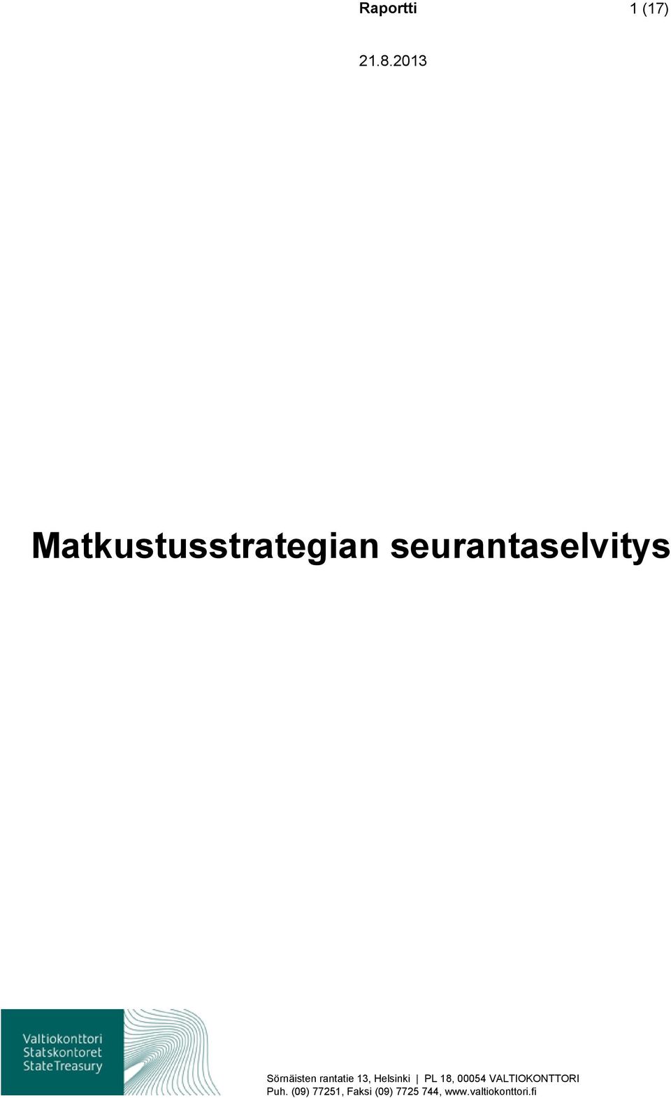 Sörnäisten rantatie 13, Helsinki PL 18, 00054