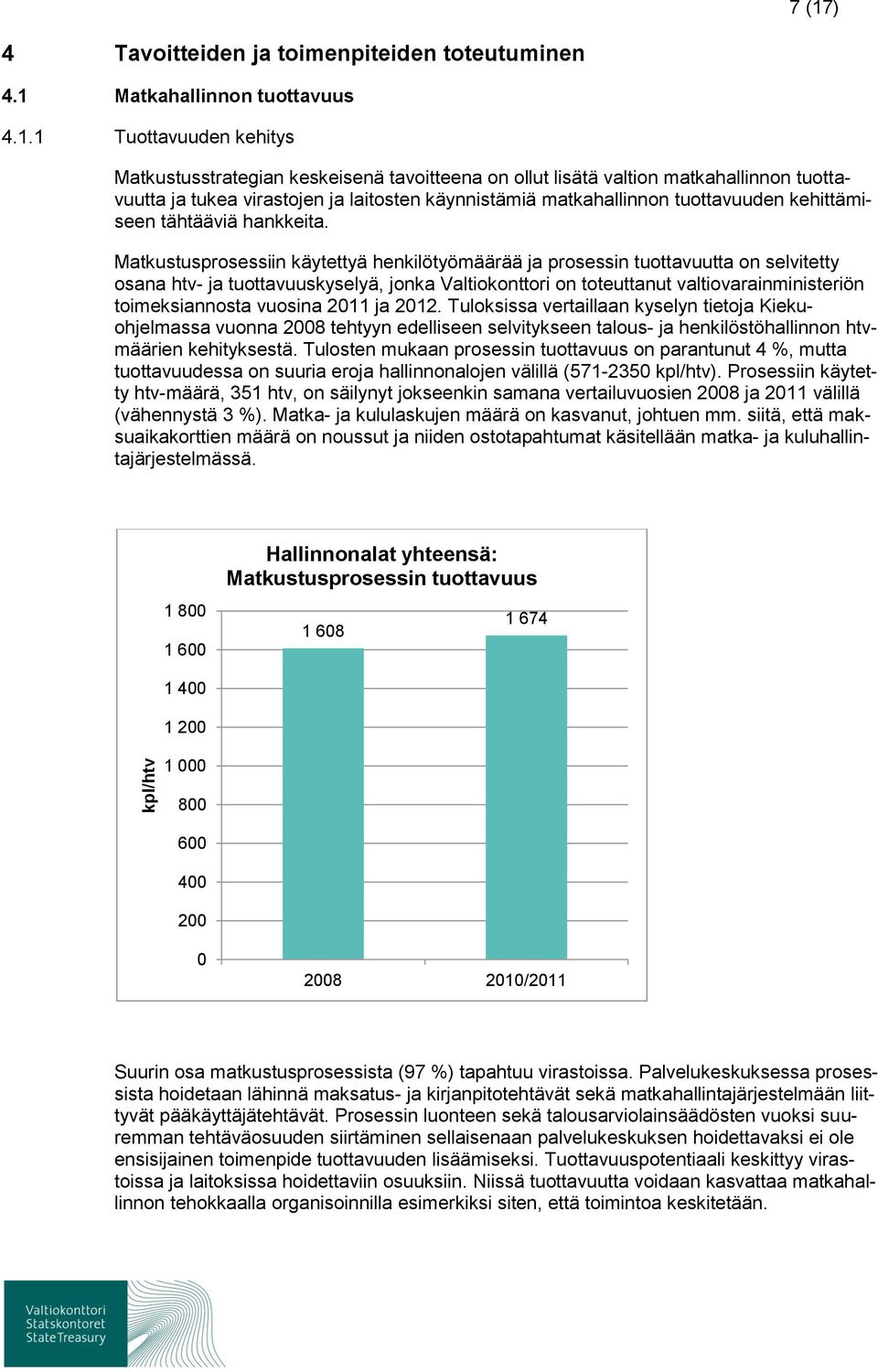 Matkahallinnon tuottavuus 4.1.