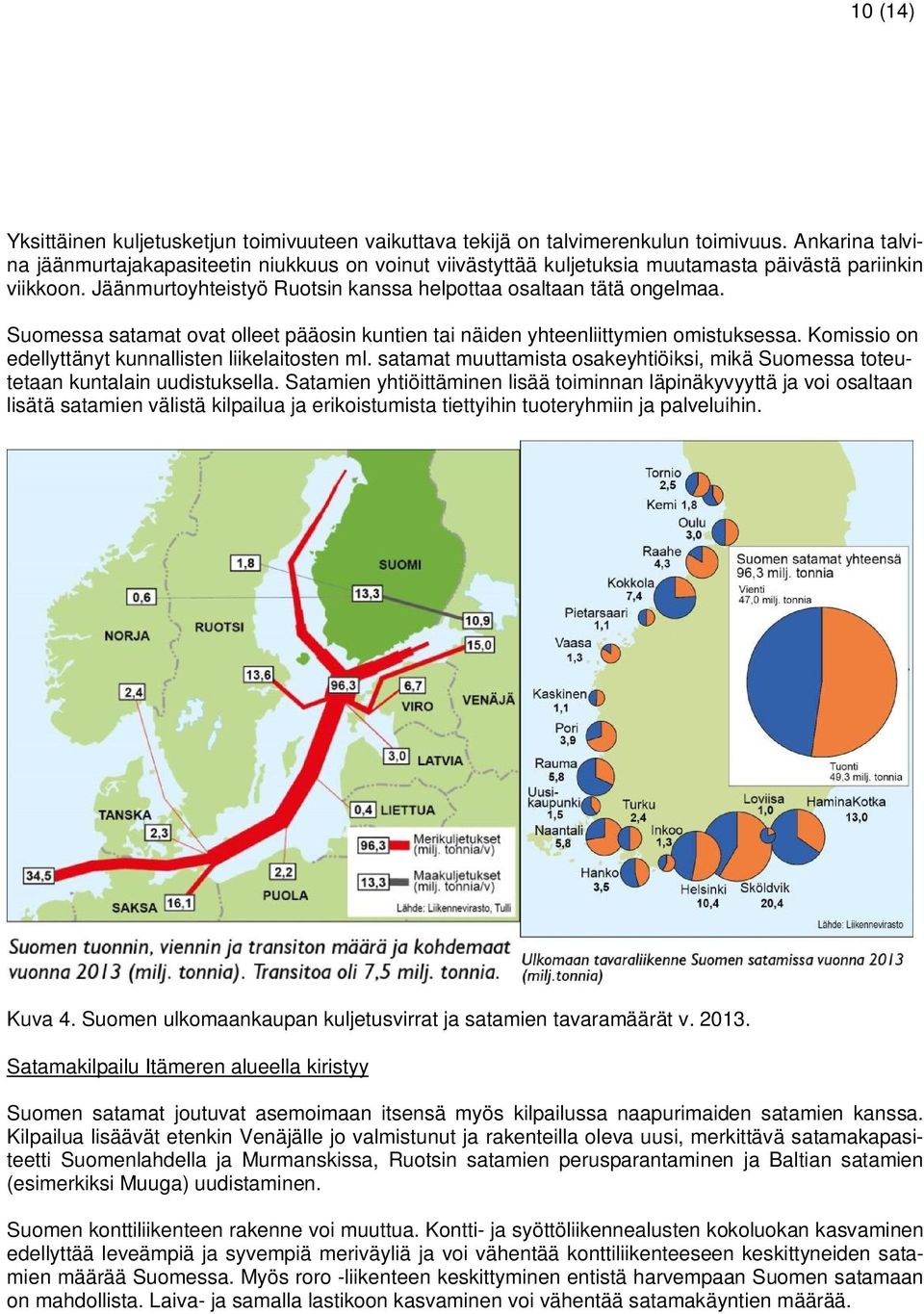 Suomessa satamat ovat olleet pääosin kuntien tai näiden yhteenliittymien omistuksessa. Komissio on edellyttänyt kunnallisten liikelaitosten ml.