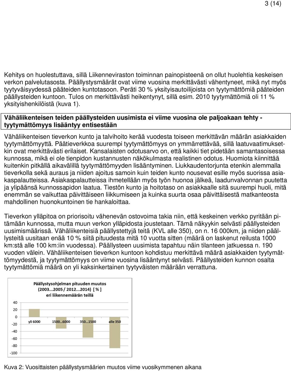 Tulos on merkittävästi heikentynyt, sillä esim. 2010 tyytymättömiä oli 11 % yksityishenkilöistä (kuva 1).