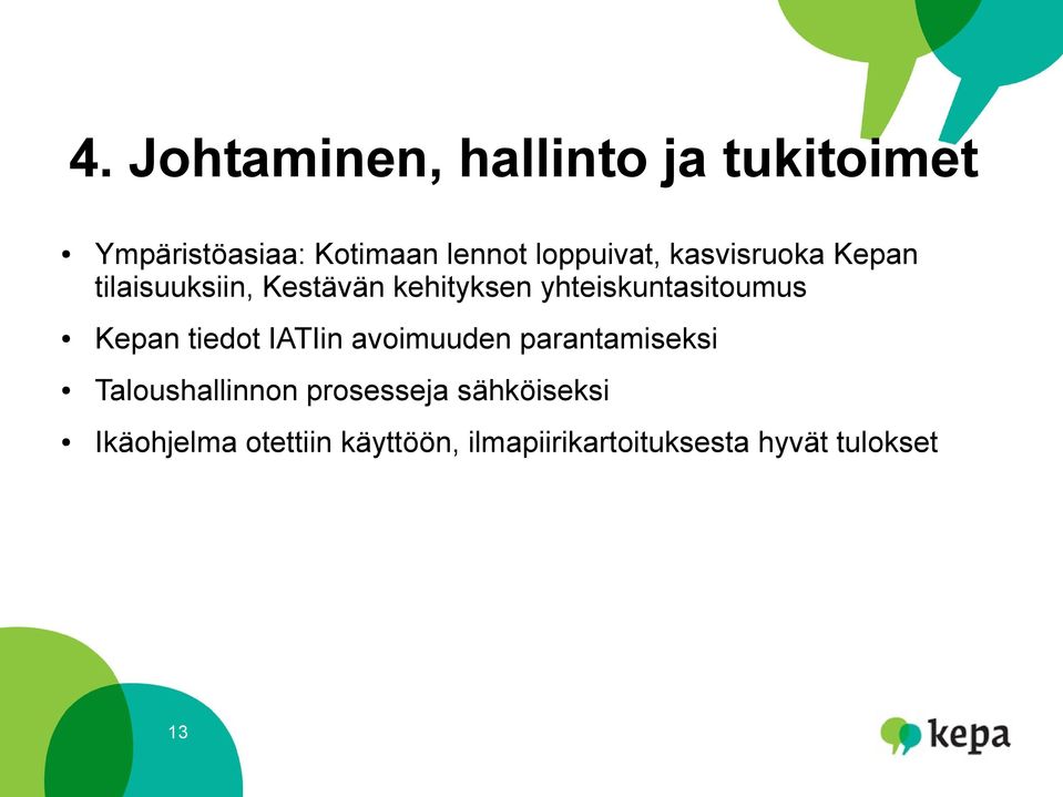 yhteiskuntasitoumus Kepan tiedot IATIin avoimuuden parantamiseksi