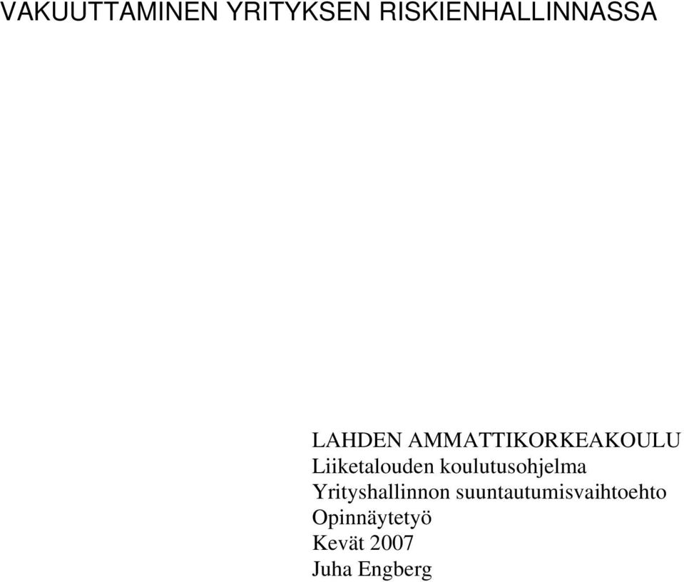 koulutusohjelma Yrityshallinnon