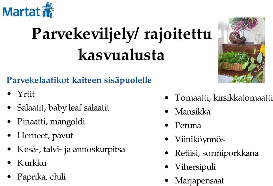 Kesä-, talvi- ja annoskurpitsa Kurkku Paprika, chili Tomaatti,