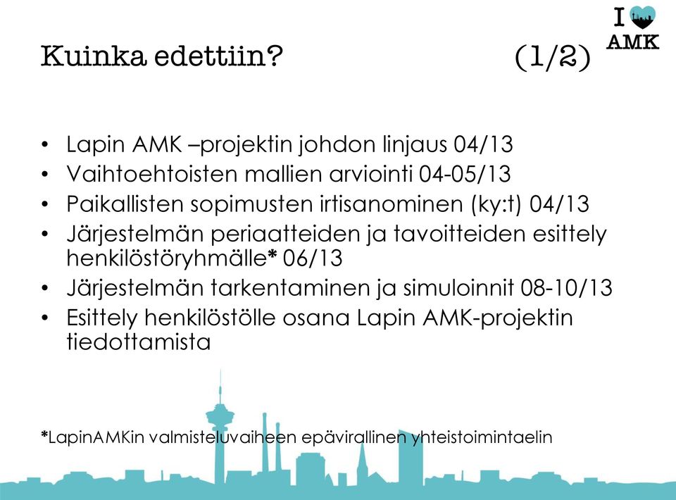 sopimusten irtisanominen (ky:t) 04/13 Järjestelmän periaatteiden ja tavoitteiden esittely