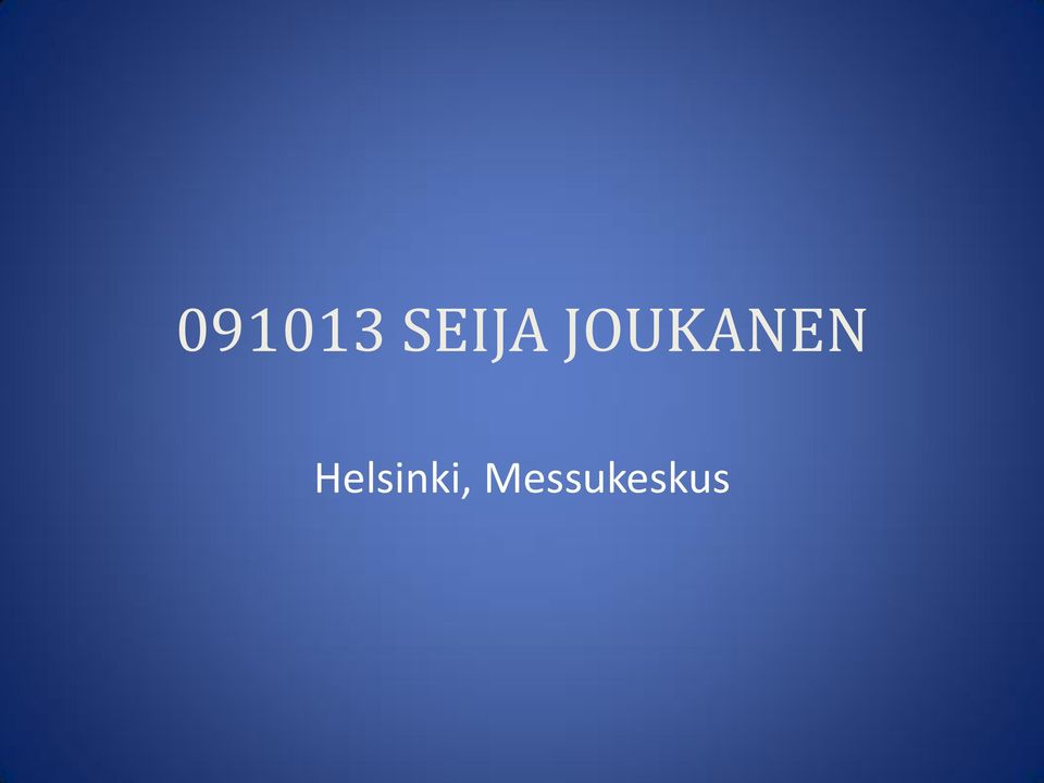 JOUKANEN