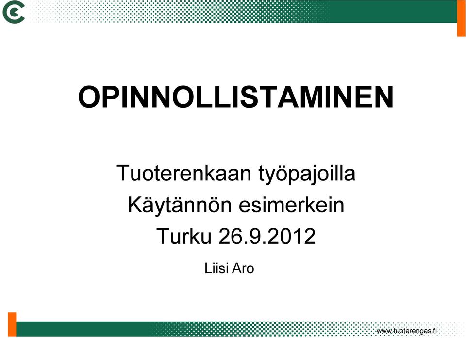 työpajoilla Käytännön