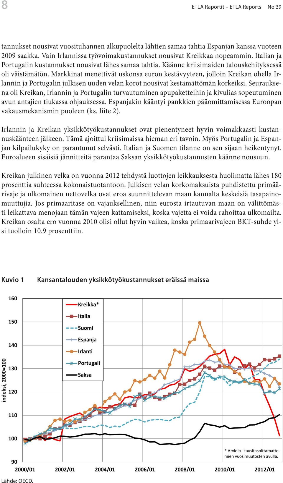 Markkinat menettivät uskonsa euron kestävyyteen, jolloin Kreikan ohella Irlannin ja Portugalin julkisen uuden velan korot nousivat kestämättömän korkeiksi.