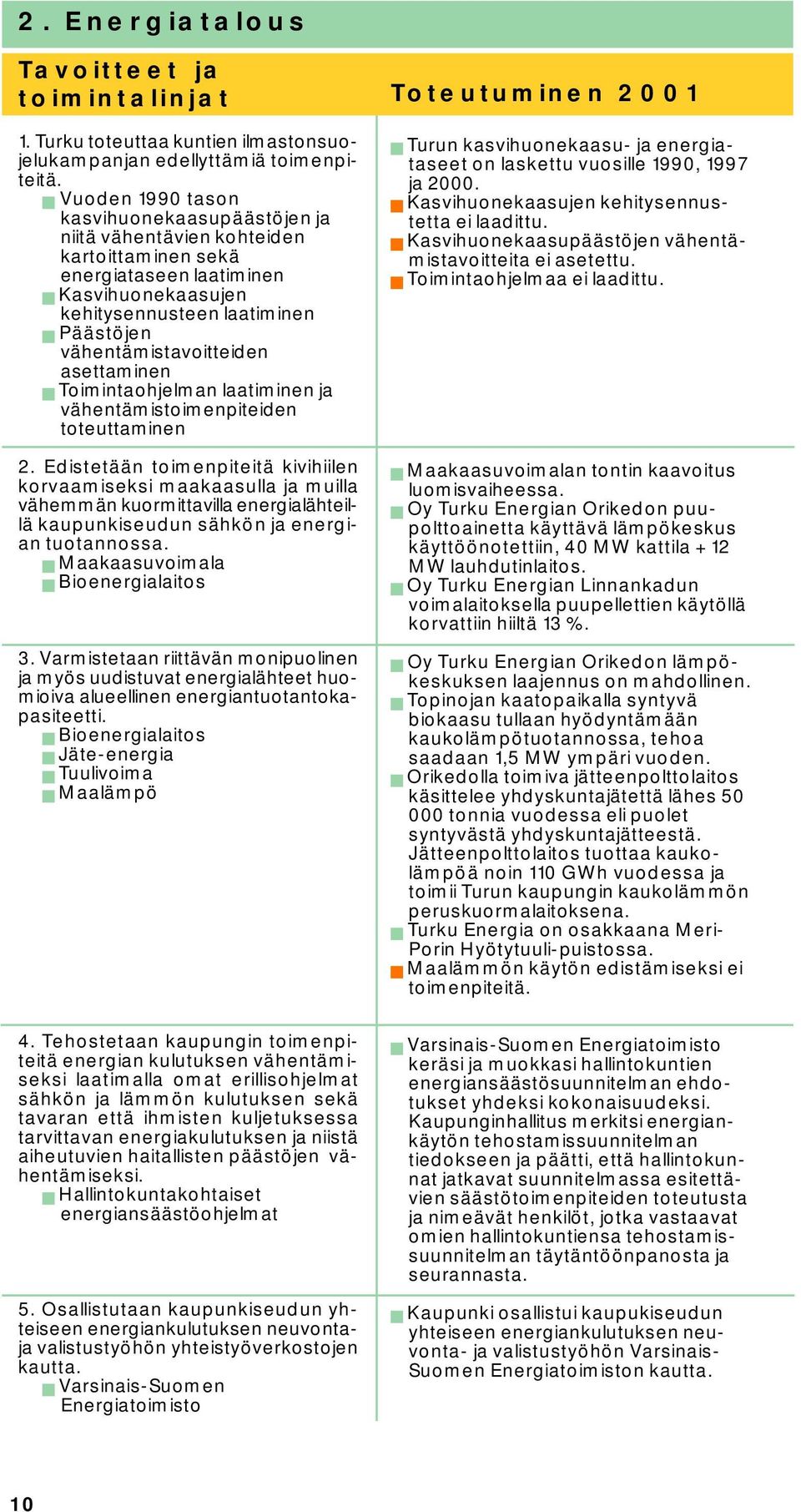 asettaminen Toimintaohjelman laatiminen ja vähentämistoimenpiteiden toteuttaminen 2.