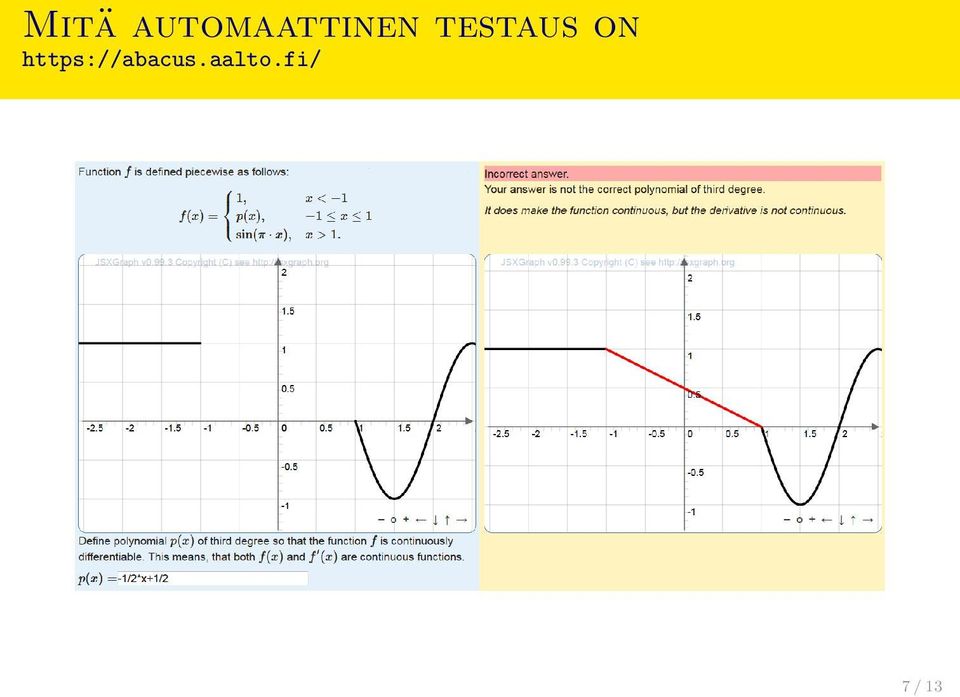 testaus on