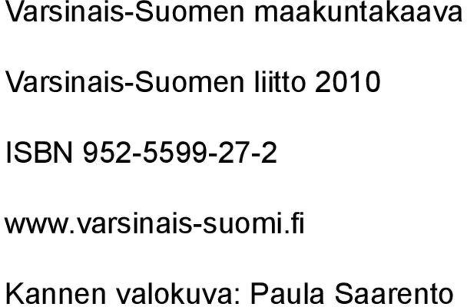 952-5599-27-2 www.varsinais-suomi.