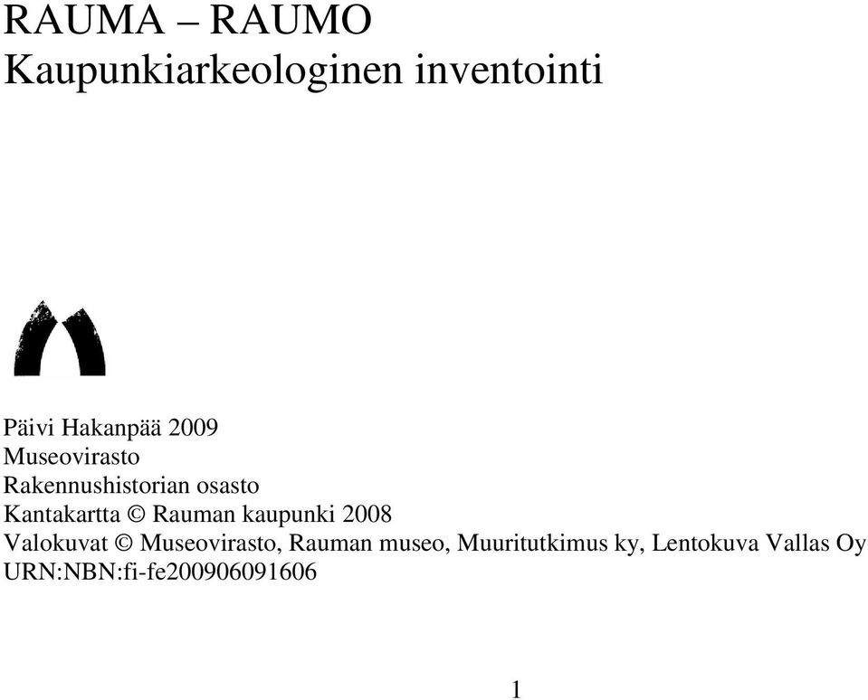 Kantakartta n kaupunki 00 Valokuvat Museovirasto, n