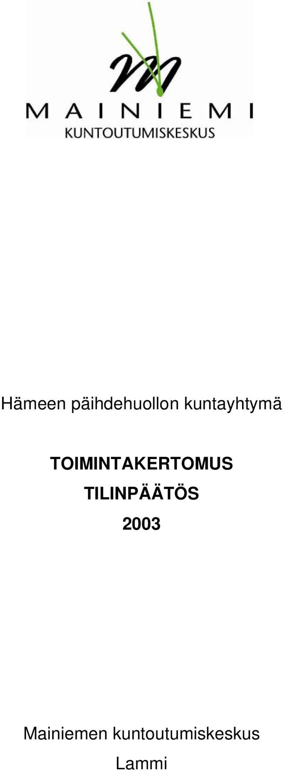 TOIMINTAKERTOMUS