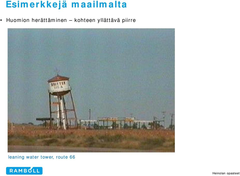 kohteen yllättävä