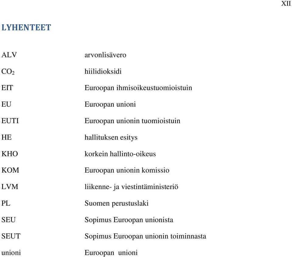 hallituksen esitys korkein hallinto-oikeus Euroopan unionin komissio liikenne- ja