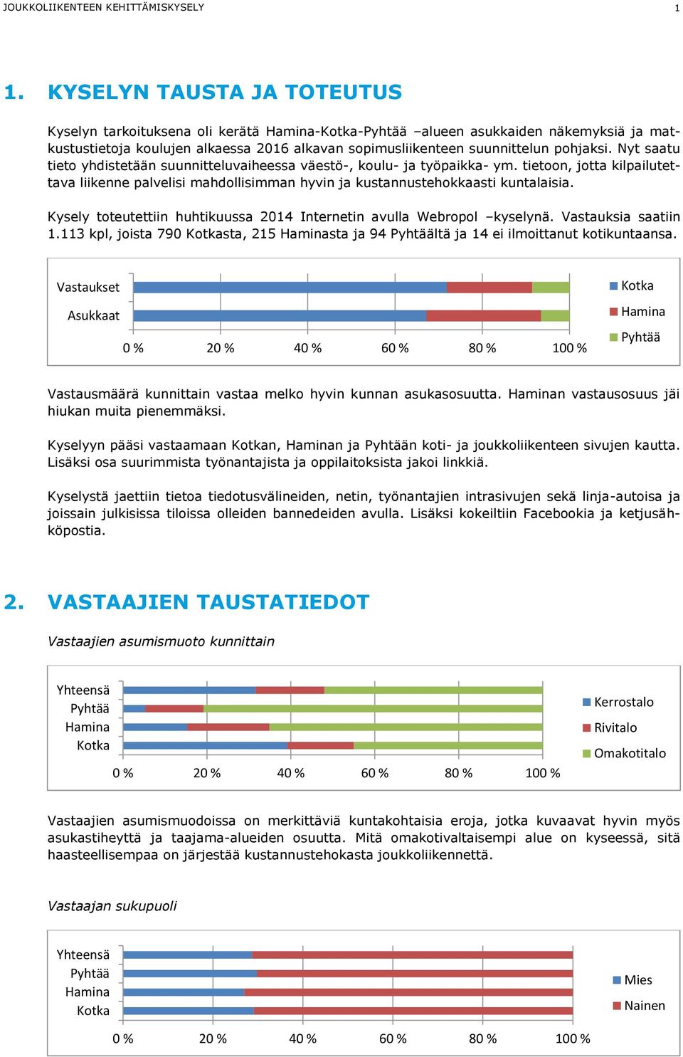 Nyt saatu tieto yhdistetään suunnitteluvaiheessa väestö-, koulu- ja työpaikka- ym. tietoon, jotta kilpailutettava liikenne palvelisi mahdollisimman hyvin ja kustannustehokkaasti kuntalaisia.