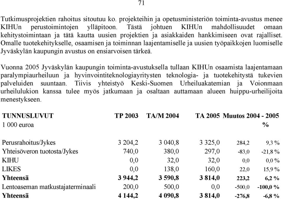 Omalle tuotekehitykselle, osaamisen ja toiminnan laajentamiselle ja uusien työpaikkojen luomiselle Jyväskylän kaupungin avustus on ensiarvoisen tärkeä.