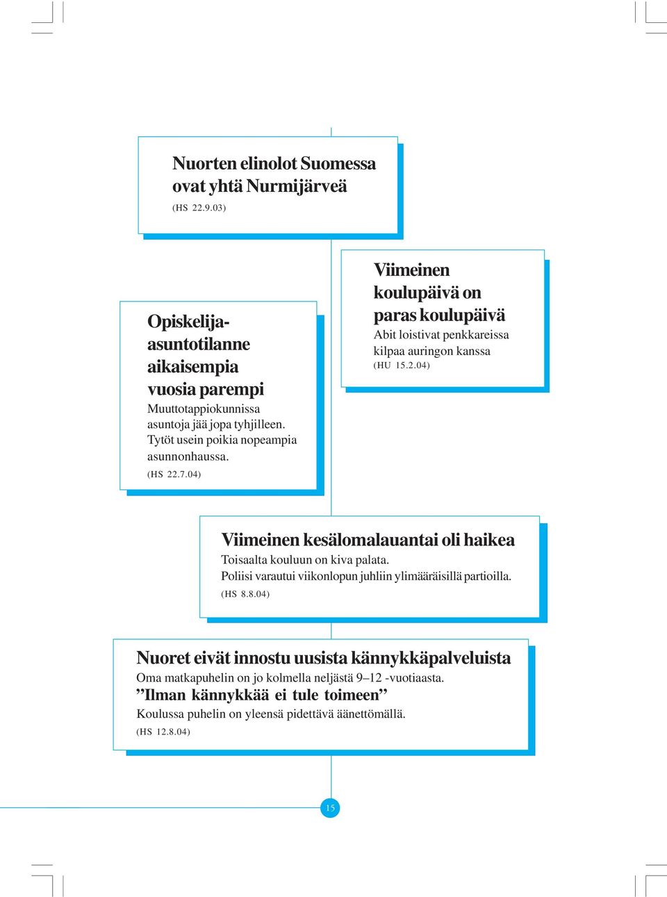 Poliisi varautui viikonlopun juhliin ylimääräisillä partioilla. (HS 8.