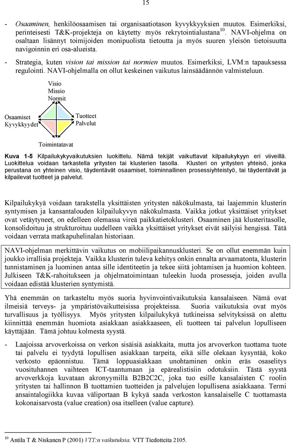 Esimerkiksi, LVM:n tapauksessa regulointi. NAVI-ohjelmalla on ollut keskeinen vaikutus lainsäädännön valmisteluun.