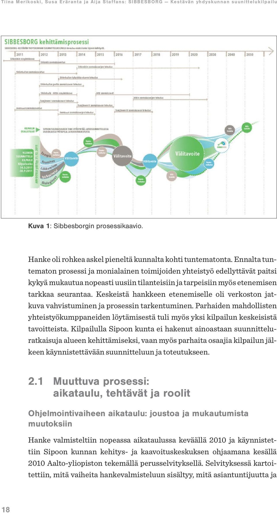 Keskeistä hankkeen etenemiselle oli verkoston jatkuva vahvistuminen ja prosessin tarkentuminen.