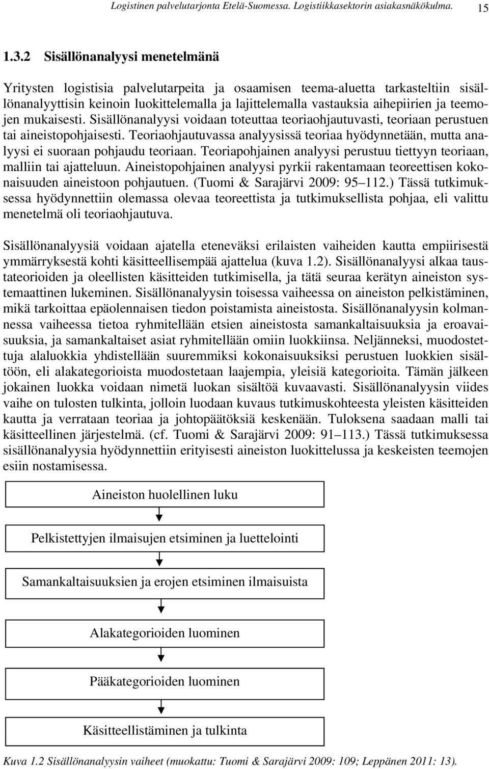 teemojen mukaisesti. Sisällönanalyysi voidaan toteuttaa teoriaohjautuvasti, teoriaan perustuen tai aineistopohjaisesti.