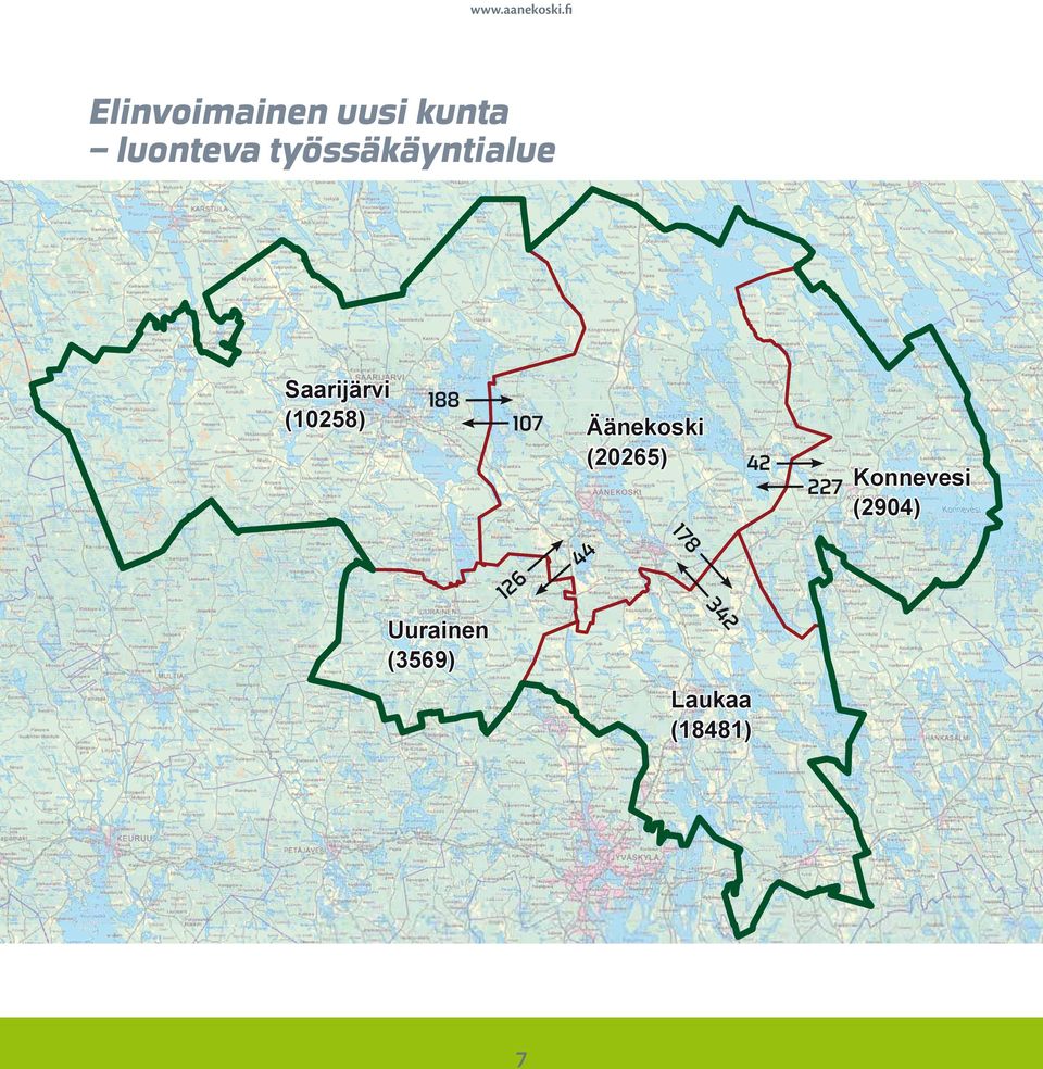 luonteva työssäkäyntialue LUONTEVA TYÖSSÄKÄYNTIALUE Saarijärvi (10258) 188 107