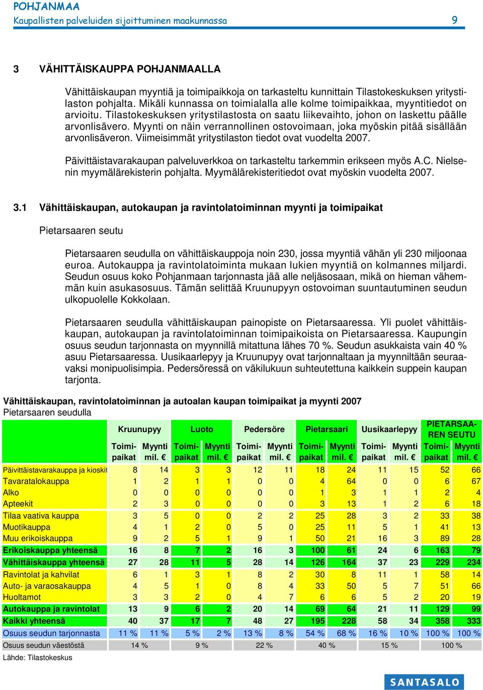 Myynti on näin verrannollinen ostovoimaan, joka myöskin pitää sisällään arvonlisäveron. Viimeisimmät yritystilaston tiedot ovat vuodelta 2007.