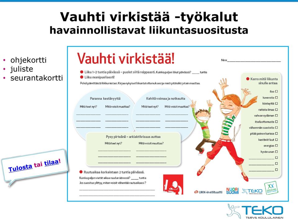 virkistää -työkalut