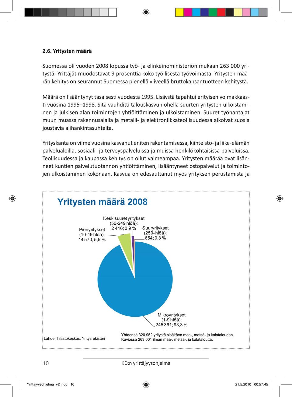 Lisäystä tapahtui erityisen voimakkaasti vuosina 1995 1998. Sitä vauhditti talouskasvun ohella suurten yritysten ulkoistaminen ja julkisen alan toimintojen yhtiöittäminen ja ulkoistaminen.