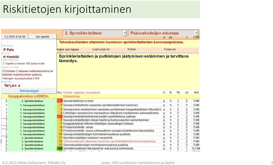 Piikallio Oy Ladec, ATK