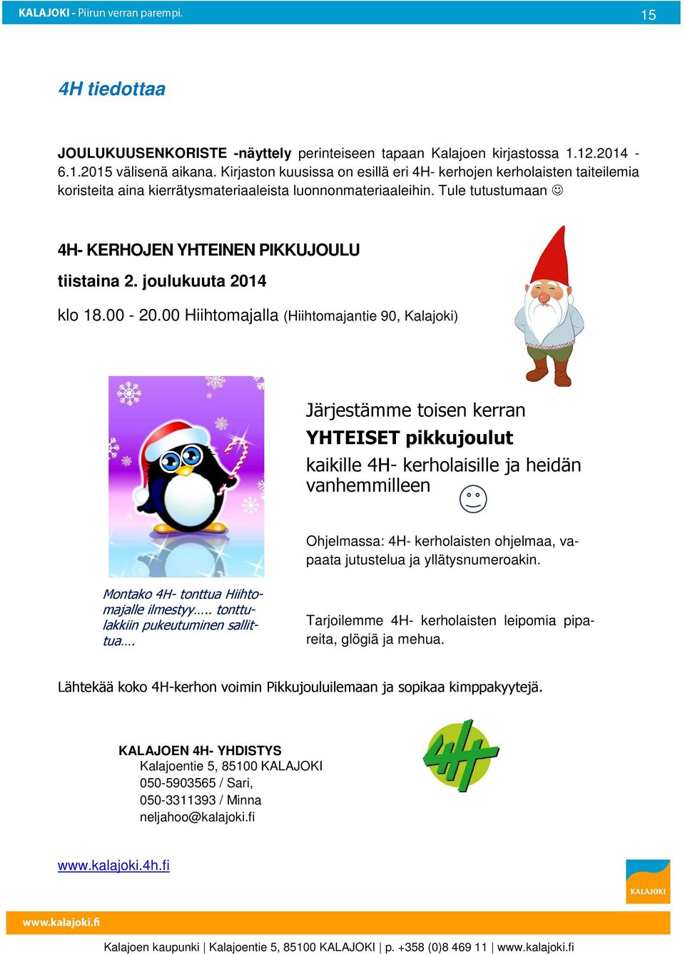 joulukuuta 2014 klo 18.00-20.