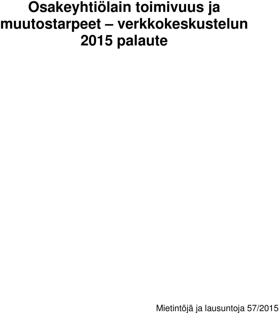 verkkokeskustelun 2015
