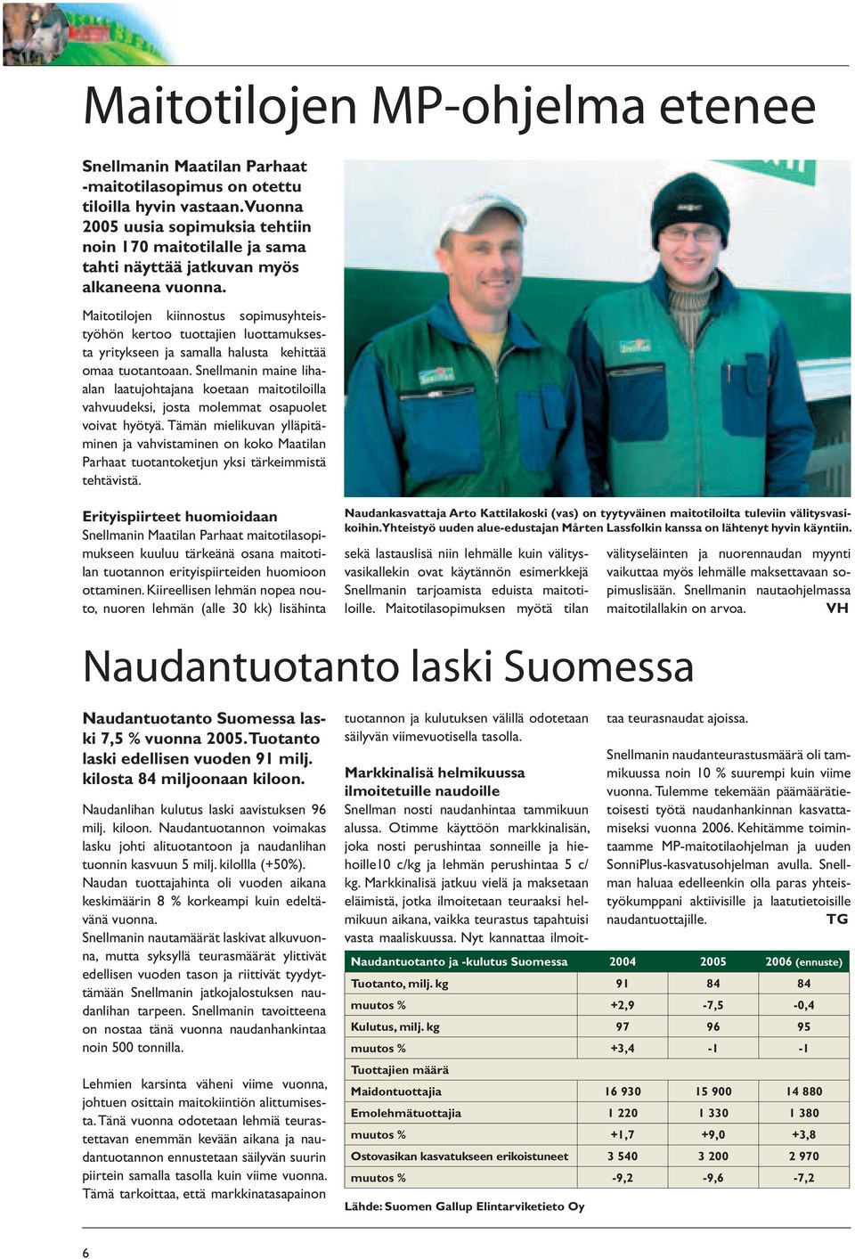 Maitotilojen kiinnostus sopimusyhteistyöhön kertoo tuottajien luottamuksesta yritykseen ja samalla halusta kehittää omaa tuotantoaan.