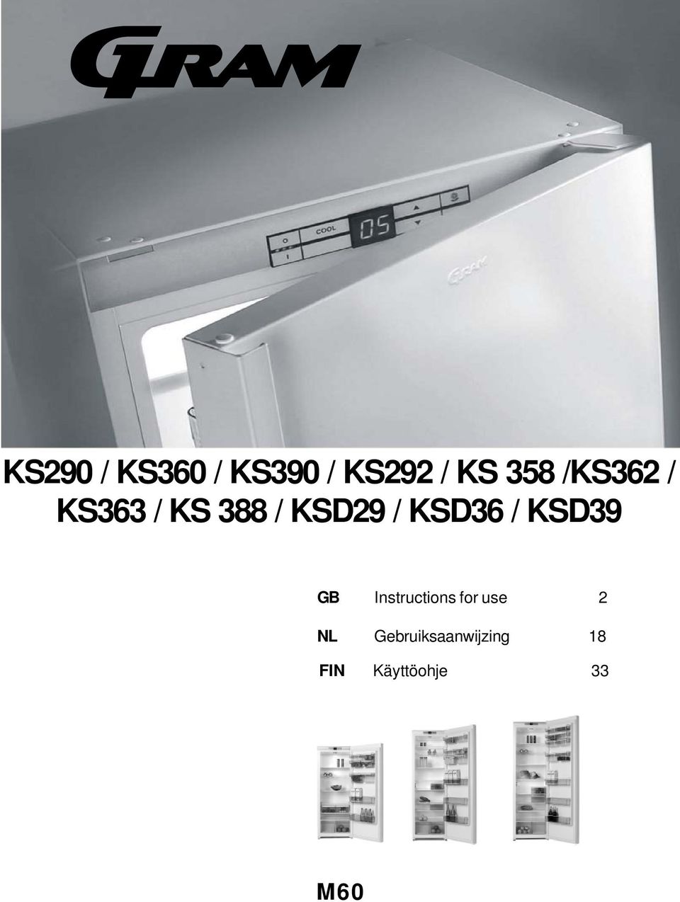 / KSD39 GB Instructions for use 2 NL