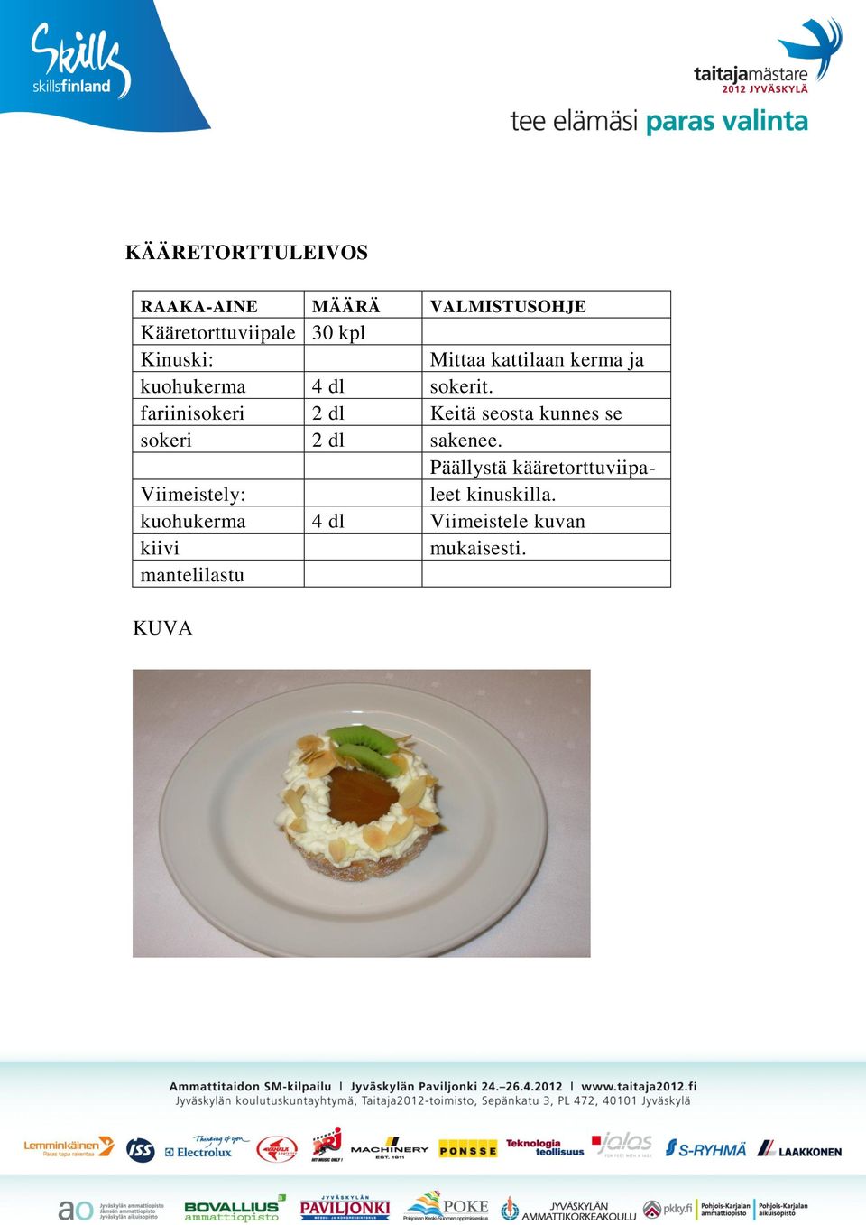 fariinisokeri 2 dl Keitä seosta kunnes se sokeri 2 dl sakenee.