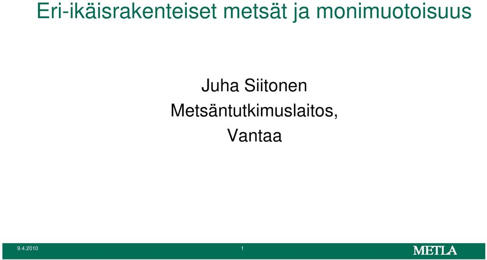 Juha Siitonen