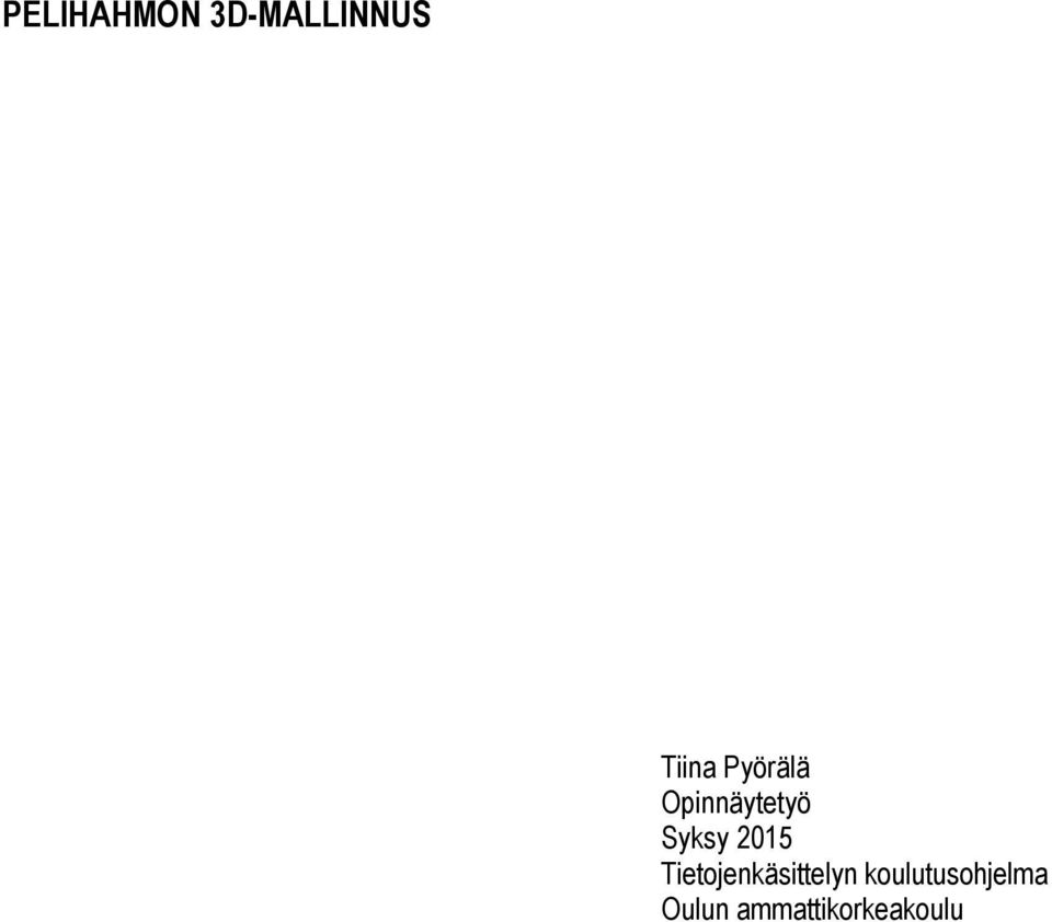 2015 Tietojenkäsittelyn