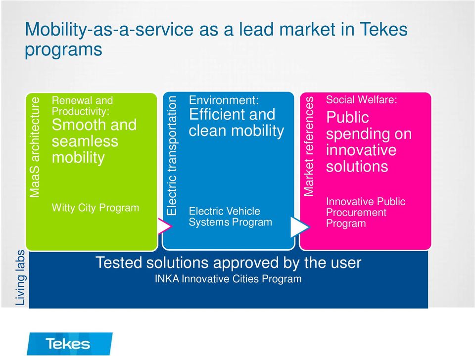 Electric Vehicle Systems Program Market references Social Welfare: Public spending on innovative solutions