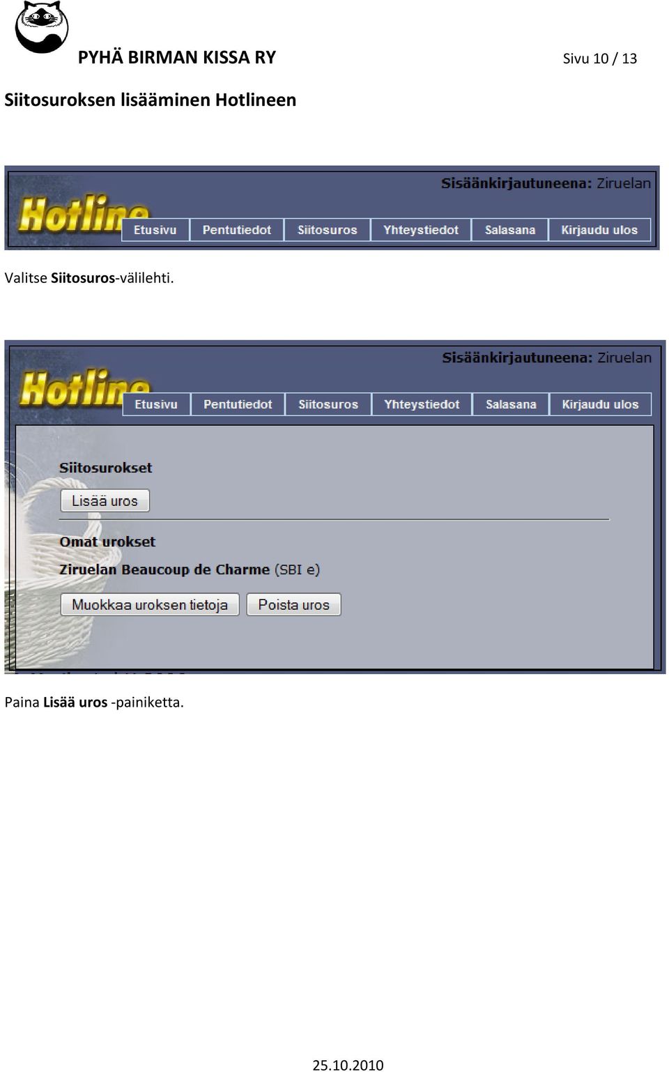 Hotlineen Valitse