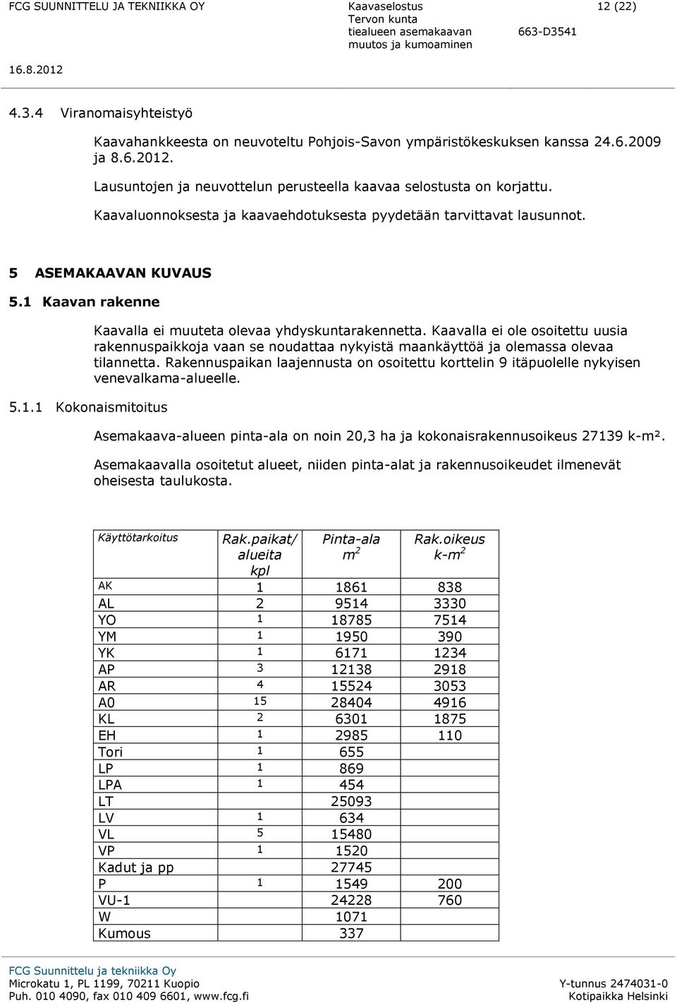 Kaavalla ei ole osoitettu uusia rakennuspaikkoja vaan se noudattaa nykyistä maankäyttöä ja olemassa olevaa tilannetta.