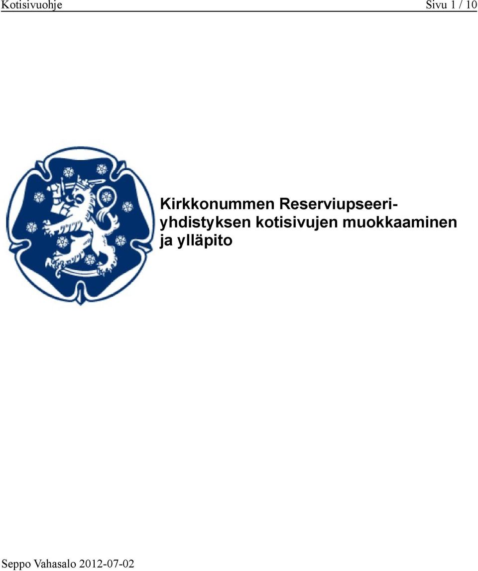 Reserviupseeriyhdistyksen