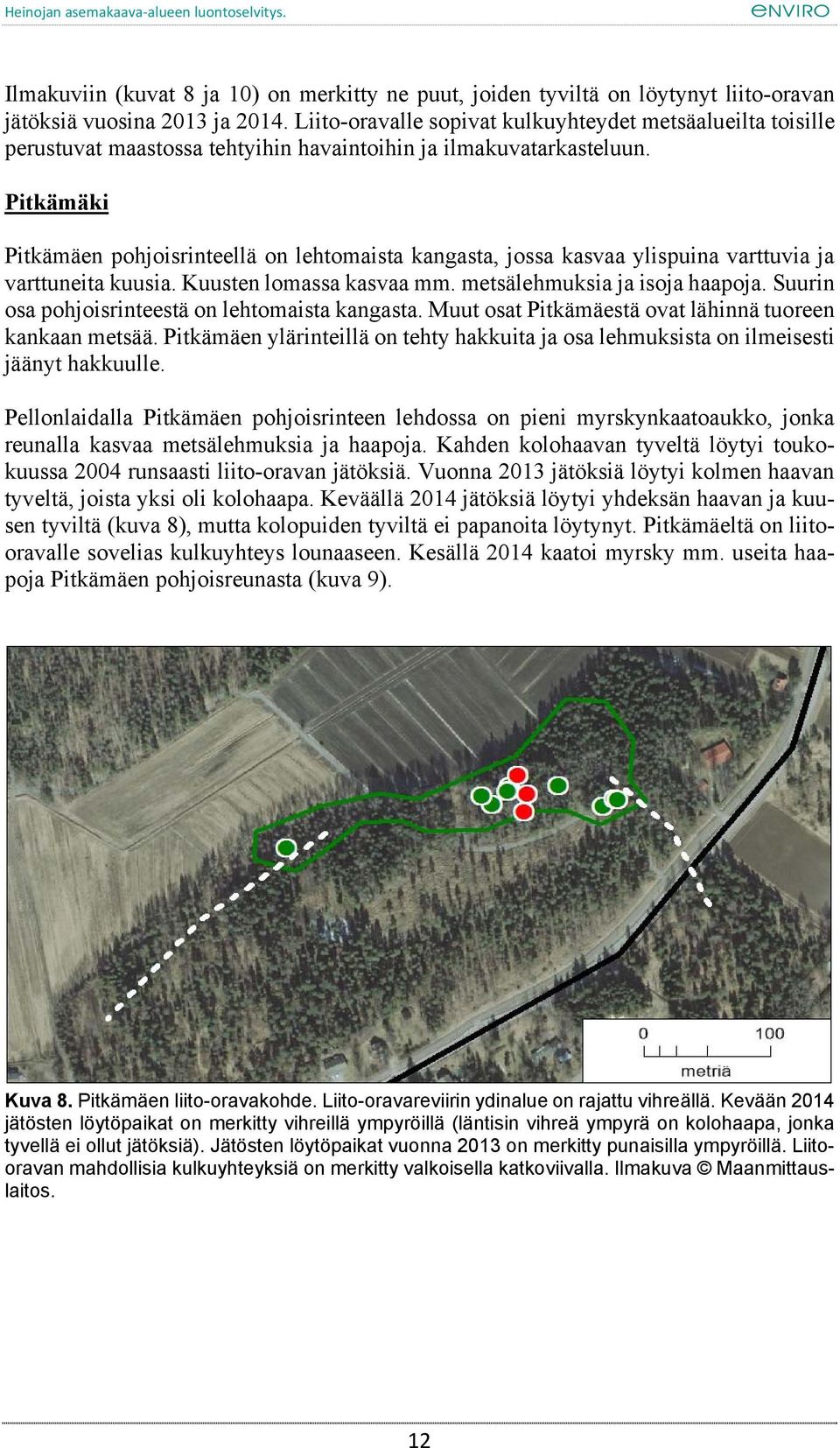 Pitkämäki Pitkämäen pohjoisrinteellä on lehtomaista kangasta, jossa kasvaa ylispuina varttuvia ja varttuneita kuusia. Kuusten lomassa kasvaa mm. metsälehmuksia ja isoja haapoja.