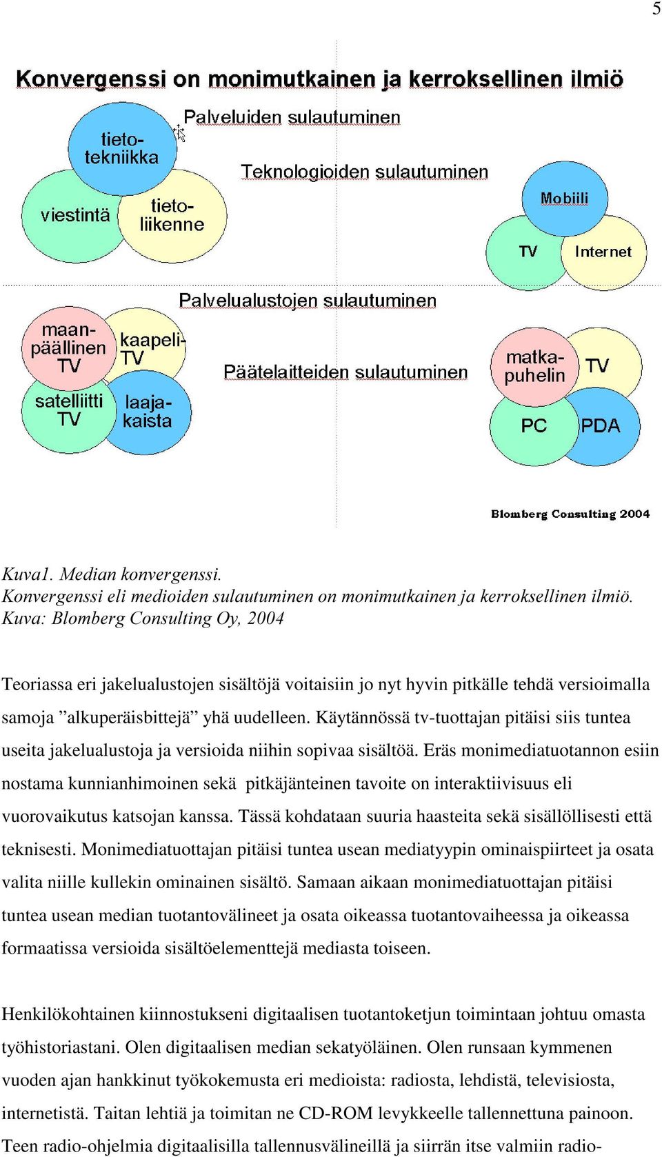 Käytännössä tv-tuottajan pitäisi siis tuntea useita jakelualustoja ja versioida niihin sopivaa sisältöä.