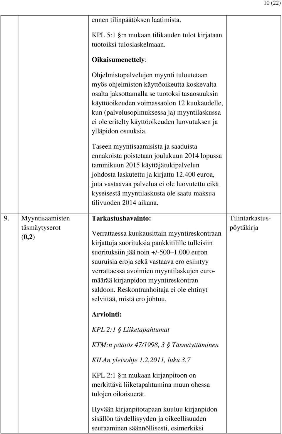 ja) myyntilaskussa ei ole eritelty käyttöoikeuden luovutuksen ja ylläpidon osuuksia.