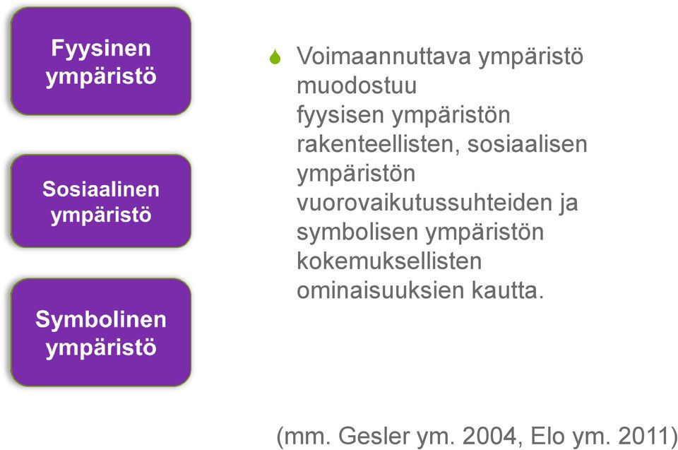 vuorovaikutussuhteiden ja osiaalinen ympäristö symbolisen