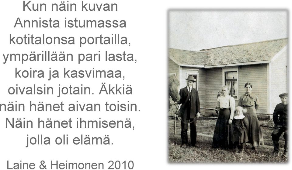 kasvimaa, oivalsin jotain.
